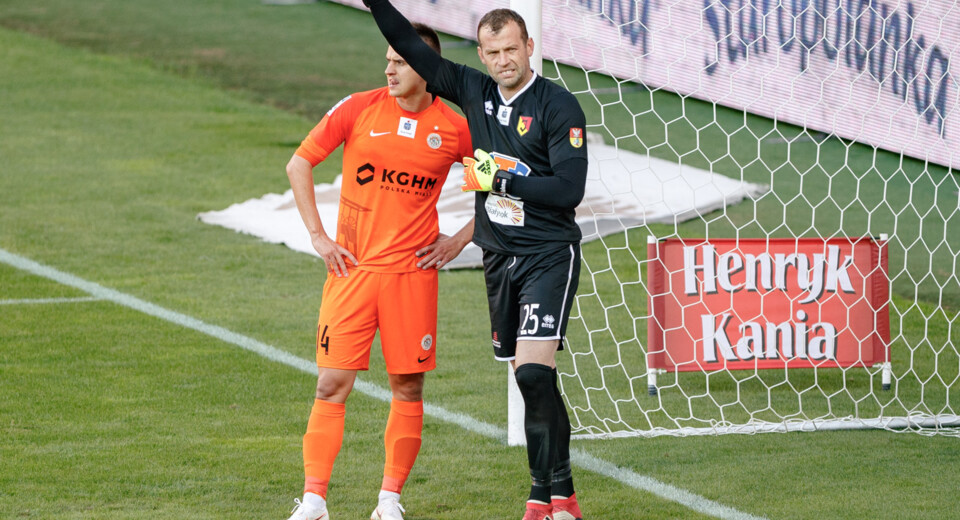 Skrót meczu KGHM Zagłębie Lubin - Jagiellonia Białystok 