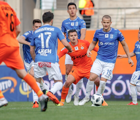 Skrót meczu KGHM Zagłębie - Lech Poznań (2:1)